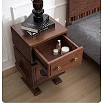 Тумбочка прикроватная с ящиком и дверцей Робот Robot Desk варинант исполнения - 6 | Loft Concept в Санкт-петербурге