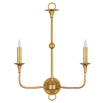 Бра настенное золотого цвета в форме подсвечника Graceful Smoothness варинант исполнения - 3 | Loft Concept в Санкт-петербурге