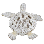 Статуэтка черепаха с ажурным панцирем и детализированной текстурой в белом цвете Marine Accessories варинант исполнения - 4 | Loft Concept в Санкт-петербурге