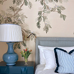 Обои ручная роспись Silk Tree Special Colurway on Sabbia slub silk варинант исполнения - 2 | Loft Concept в Санкт-петербурге