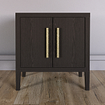 Тумбочка Primo с дверцами шпон темный орех варинант исполнения - 2 | Loft Concept в Санкт-петербурге