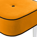 Квадратный мягкий пуф на белых ножках Winton Pouf Square варинант исполнения - 24 | Loft Concept в Санкт-петербурге