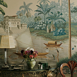 Обои ручная роспись River Scenes of Bengal Kolkata варинант исполнения - 5 | Loft Concept в Санкт-петербурге