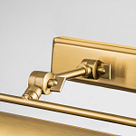 Светильник для картин цвета состаренная латунь с широким плафоном на прямоугольном основании Elstead Lighting варинант исполнения - 9 | Loft Concept в Санкт-петербурге