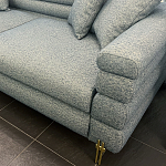 Дизайнерский Диван Lancaster Серо-голубое букле варинант исполнения - 2 | Loft Concept в Санкт-петербурге