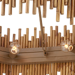 Люстра с абажуром из ротанга Wicker Furniture варинант исполнения - 2 | Loft Concept в Санкт-петербурге