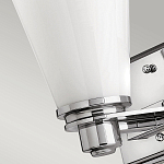 Бра для ванных комнат с белыми стеклянными конусными плафонами Hinkley варинант исполнения - 8 | Loft Concept в Санкт-петербурге