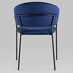 Стул в велюре синего цвета Horizon варинант исполнения - 4 | Loft Concept в Санкт-петербурге