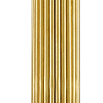Подвесной светильник золотой в форме цилиндра из тонких металлических трубок  Long Tubular Lampshade варинант исполнения - 1 | Loft Concept в Санкт-петербурге