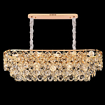 Люстра овальная каскадная с подвесками в форме колец Galaxy of Light варинант исполнения - 4 | Loft Concept в Санкт-петербурге