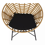 Стул круглый с ротанговым плетением Round Wicker Stool варинант исполнения - 5 | Loft Concept в Санкт-петербурге