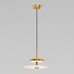 Светодиодный подвесной светильник латунь с мраморным рассеивателем варинант исполнения - 1 | Loft Concept в Санкт-петербурге