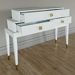 Премиальная Консоль с тремя ящиками Elsa Dreams White варинант исполнения - 2 | Loft Concept в Санкт-петербурге