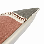 Подушка декоративная с геометрическим узором и плетенными вставками Divine Abstractions варинант исполнения - 3 | Loft Concept в Санкт-петербурге