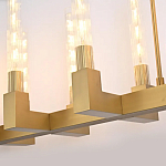 Люстра CANELLE Linear Chandelier 12 Modern Brass варинант исполнения - 3 | Loft Concept в Санкт-петербурге