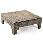 Кофейный стол Carved Сoffee table ручная резьба по дереву варинант исполнения - 4 | Loft Concept в Санкт-петербурге