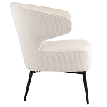 Современное мягкое кресло на металлических ножках Rakush Milk варинант исполнения - 5 | Loft Concept в Санкт-петербурге