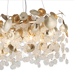 Люстра с декоративными подвесками из прозрачного стекла в форме монеток FAIRYTREE Light варинант исполнения - 5 | Loft Concept в Санкт-петербурге