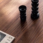 Кофейный стол овальный из дерева с 2-мя ящиками Coffee Walnut Table варинант исполнения - 6 | Loft Concept в Санкт-петербурге