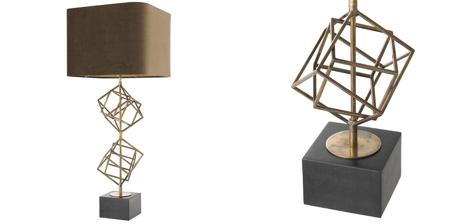 Настольная лампа Eichholtz Table Lamp Matrix brass Настольная лампа Eichholtz Table Lamp Matrix brass - Loft-Concept в Санкт-петербурге