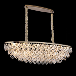 Люстра овальная с каскадом из подвесных прозрачных элементов Attractiveness варинант исполнения - 1 | Loft Concept в Санкт-петербурге