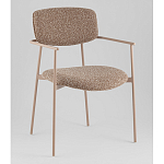 Стул Doe с подклокотниками коричневый варинант исполнения - 1 | Loft Concept в Санкт-петербурге