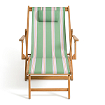 Шезлонг из акации и ткани Venezuela варинант исполнения - 4 | Loft Concept в Санкт-петербурге