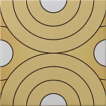 Дизайнерская плитка с узором Диски варинант исполнения - 2 | Loft Concept в Санкт-петербурге