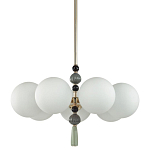 Люстра со вставками из керамики SkyEast 7 ламп варинант исполнения - 1 | Loft Concept в Санкт-петербурге