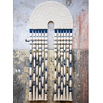 Настенное украшение из нитей Корона с кисточками Crown Wall Hanging варинант исполнения - 1 | Loft Concept в Санкт-петербурге