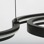 Люстра подвесная светодиодная в виде волнообразной ленты Ribbon Vortex варинант исполнения - 8 | Loft Concept в Санкт-петербурге