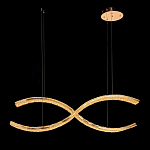 Люстра волнистой формы с фактурным хрустальным плафоном Light Delight варинант исполнения - 2 | Loft Concept в Санкт-петербурге