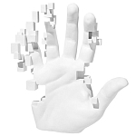Декоративная статуэтка в виде руки Disintegrating Fragments Hand Statuette варинант исполнения - 1 | Loft Concept в Санкт-петербурге