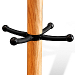 Вешалка с круглым основанием и черными металлическими крючками Industrial Metal Rust варинант исполнения - 2 | Loft Concept в Санкт-петербурге