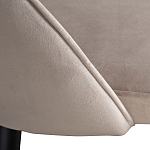 Стул велюровый серо-бежевый Schelde Gray Beige варинант исполнения - 4 | Loft Concept в Санкт-петербурге