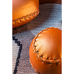 Дизайнерский кожаный пуф в виде бейсбольного мяча Poltronova Joe Ball Pouf варинант исполнения - 6 | Loft Concept в Санкт-петербурге