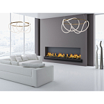 Люстра подвесная круглая золотого цвета с белыми изогнутыми световыми линиями Luke Lampco Tracer Lamp варинант исполнения - 12 | Loft Concept в Санкт-петербурге