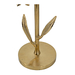 Столик с золотистым основанием в виде цветка и круглой мраморной столешницей Golden Snowdrop варинант исполнения - 4 | Loft Concept в Санкт-петербурге