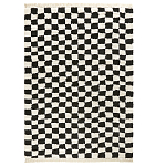 Ковер с шахматным принтом Chess Layout с эффектом шерсти варинант исполнения - 3 | Loft Concept в Санкт-петербурге