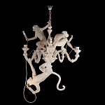 Люстра с тремя фигурами обезьян с лампочками в руках белого цвета Hanging Monkey варинант исполнения - 2 | Loft Concept в Санкт-петербурге