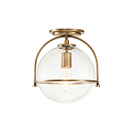 Потолочный светильник с прозрачным стеклянным шаром с эффектом пузырьков Hinkley варинант исполнения - 13 | Loft Concept в Санкт-петербурге