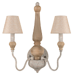 Бра с двумя конусовидными тканевыми абажурами Neighborhood варинант исполнения - 1 | Loft Concept в Санкт-петербурге