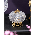 Конфетница из прозрачного рельефного стекла Eden Garden варинант исполнения - 10 | Loft Concept в Санкт-петербурге