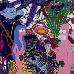 Мебельная ткань Велюр Simpsons in Paradise Т4-88 варинант исполнения - 4 | Loft Concept в Санкт-петербурге