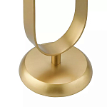 Столик приставной с овальным золотым основанием Oval Gold Base варинант исполнения - 3 | Loft Concept в Санкт-петербурге