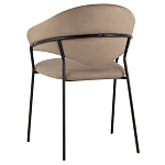 Коричневый стул с обивкой из искусственной замши Alexis варинант исполнения - 5 | Loft Concept в Санкт-петербурге