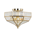 Потолочный светильник шестигранной формы с прозрачными стеклянным плафоном Elstead Lighting варинант исполнения - 9 | Loft Concept в Санкт-петербурге