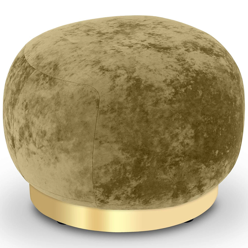 Круглый мягкий пуф Ambrose Soft Velour Pouf Мульти в Санкт-петербурге | Loft Concept 