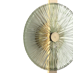 Бра с круглым стеклянным плафоном Gingham варинант исполнения - 9 | Loft Concept в Санкт-петербурге