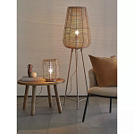 Торшер с плетеным металлическим плафоном Wicker Iron Lamp варинант исполнения - 4 | Loft Concept в Санкт-петербурге